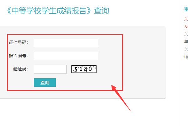 中考如何查分数？