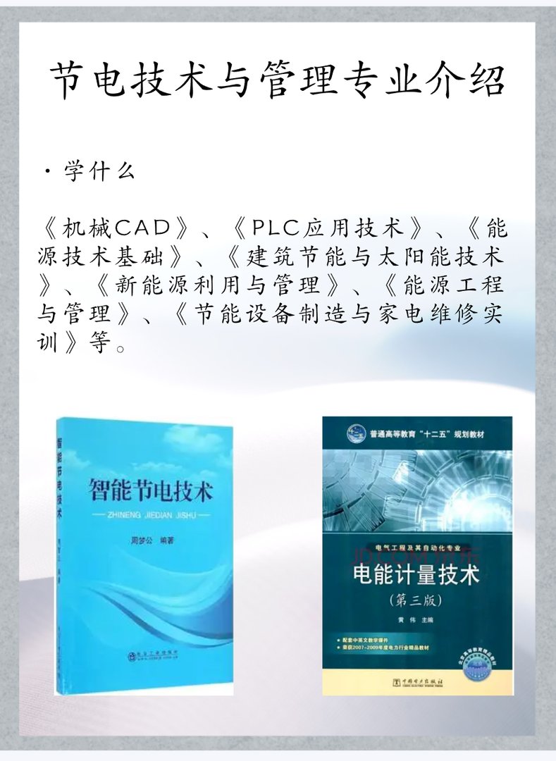 节电技术与管理专业介绍