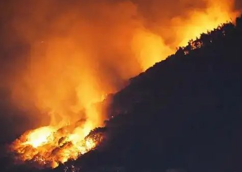 重庆涪陵山火复燃，火线沿山体蔓延，山火有哪些起因？