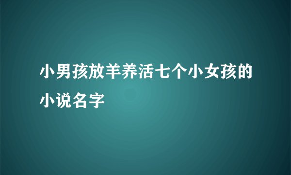 小男孩放羊养活七个小女孩的小说名字