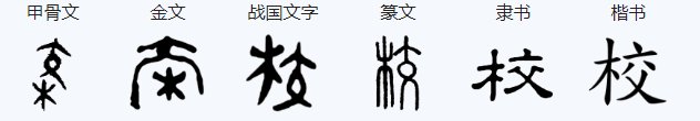 校怎么写笔顺