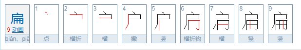 扁的多音字拼音