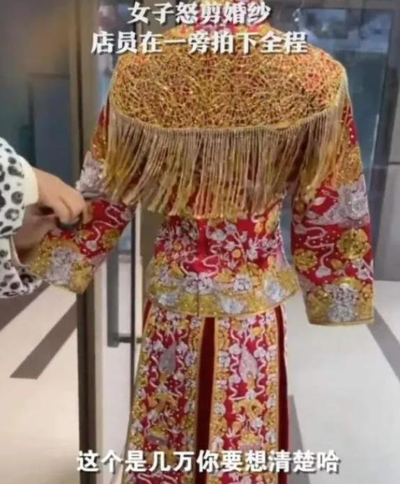 重庆剪婚纱女子回应是店家态度强硬，她与店家之间到底发生过什么？