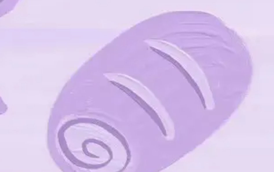 紫色系小麻薯贴纸怎么画