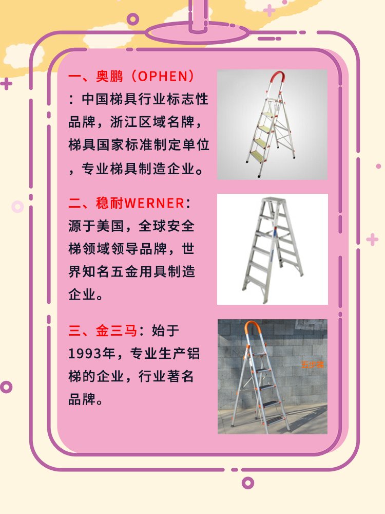铝合金人字梯十大品牌