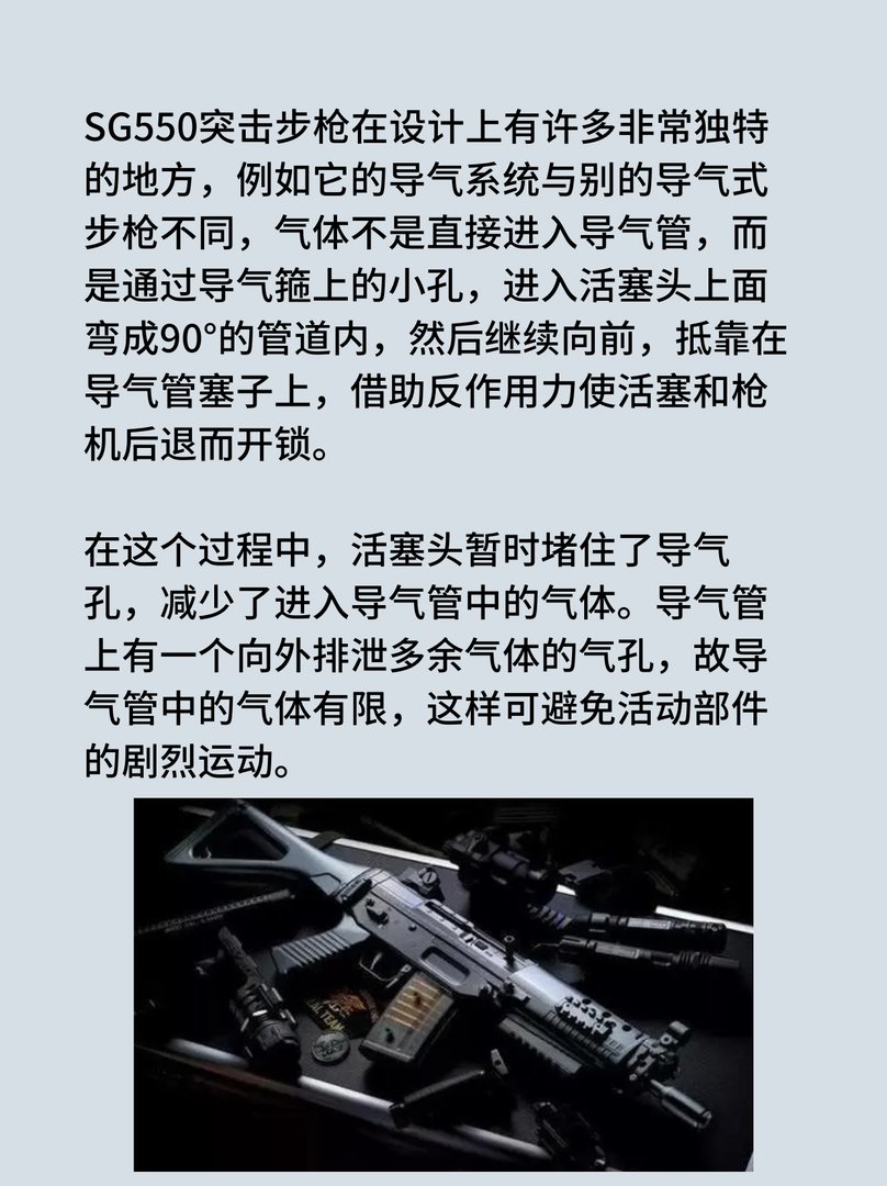 世界十大名枪之一—SG550突击步枪