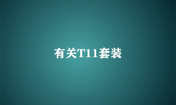 有关T11套装