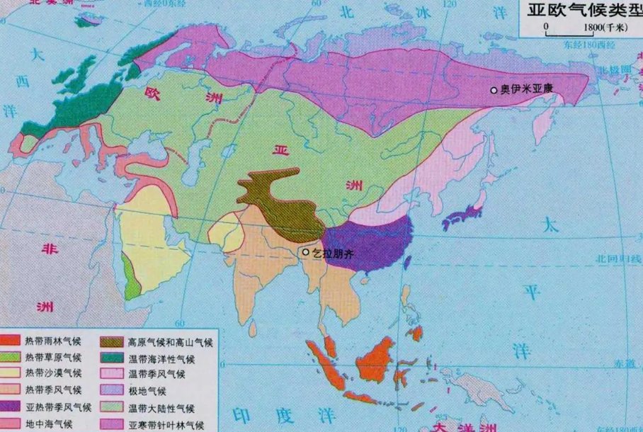 亚热带气候类型有哪些