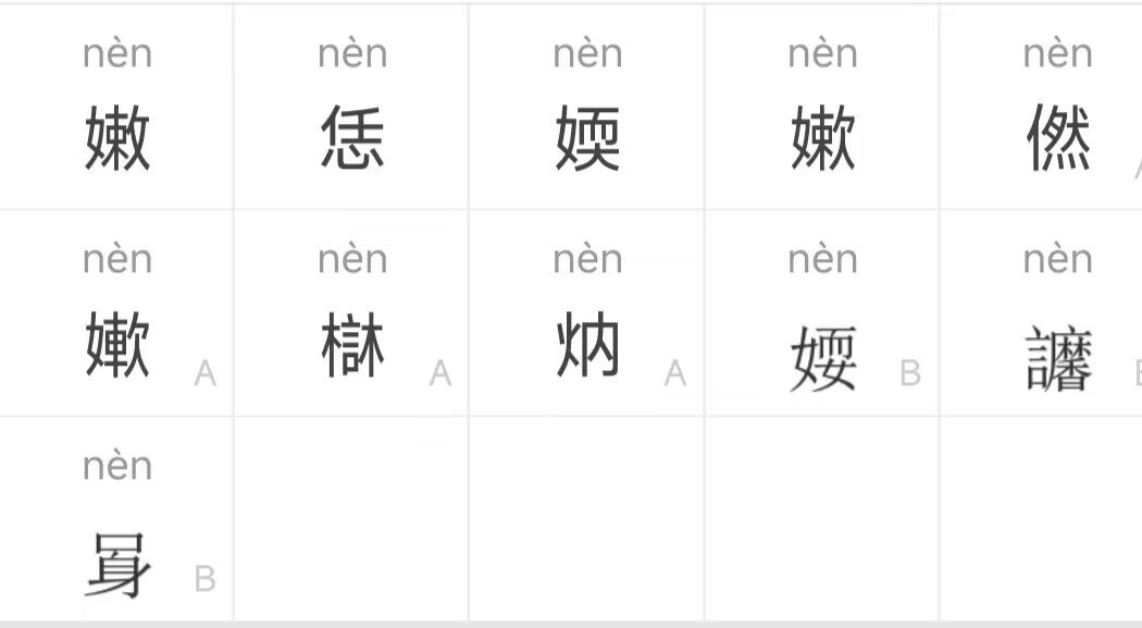 nen拼音怎么读