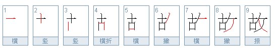 故字偏旁是什么