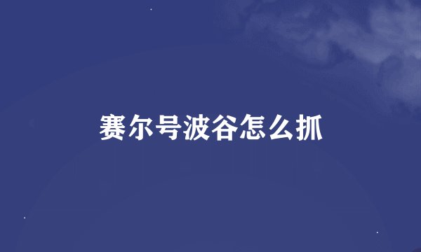 赛尔号波谷怎么抓