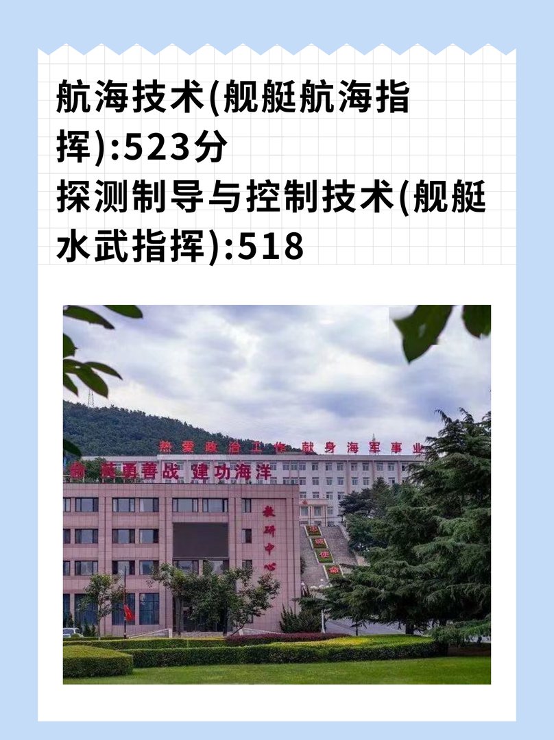 大连舰艇学院分数线是多少?