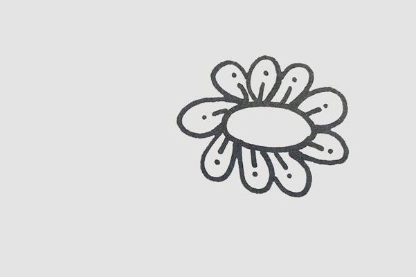 花海怎么画简笔画