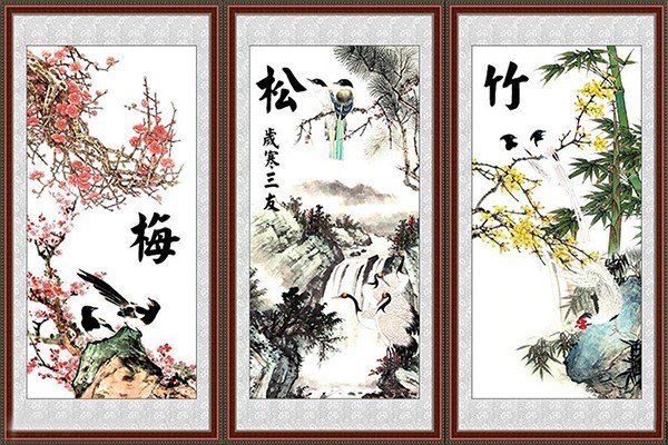 岁寒三友是指哪三个,含有它们的春联是