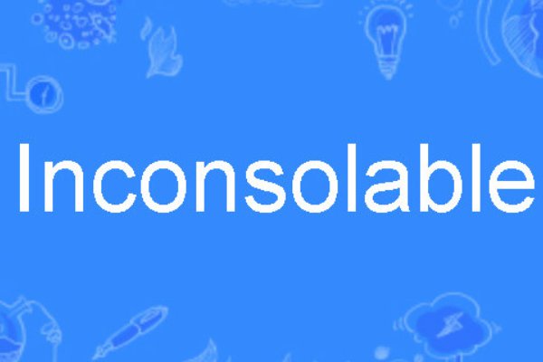 inconsolable什么意思