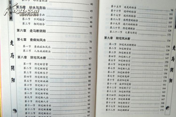 走马阴阳的目录