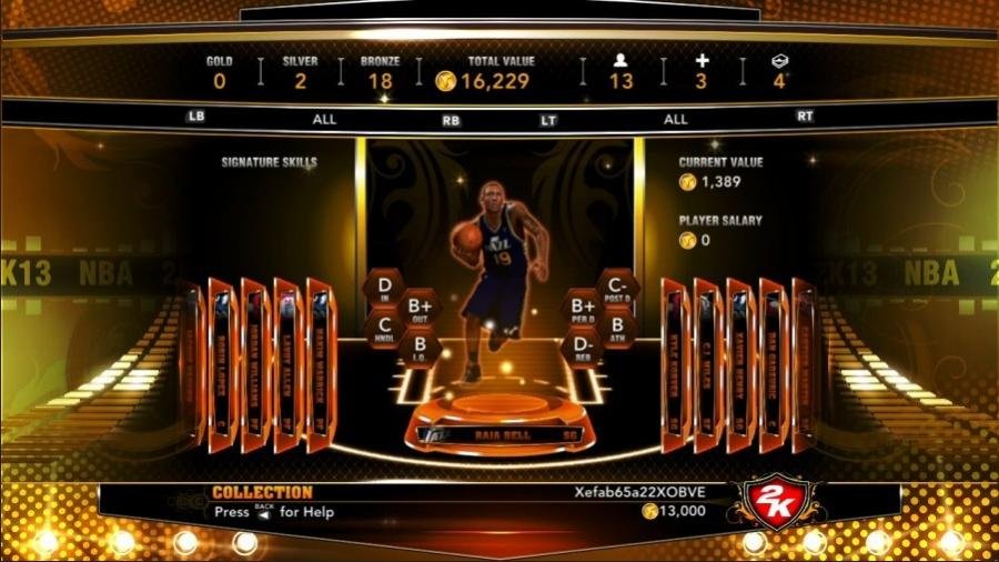 NBA 2K13的游戏配置