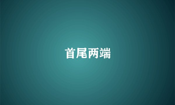 首尾两端