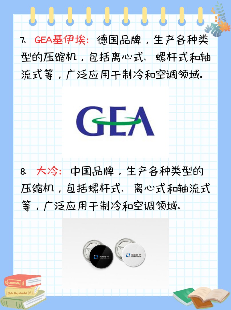 压缩机品牌排行榜有哪些？
