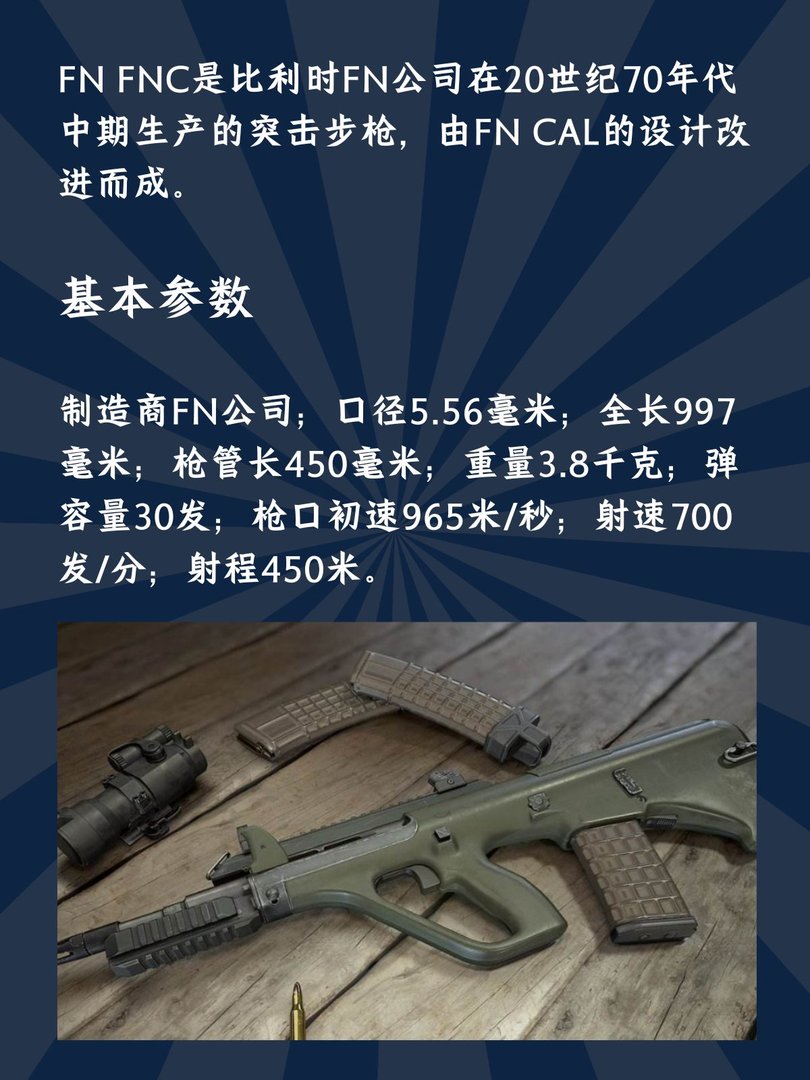 比利时FN FNC突击步枪