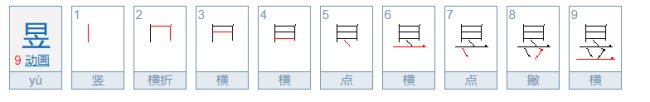 昱怎么读？