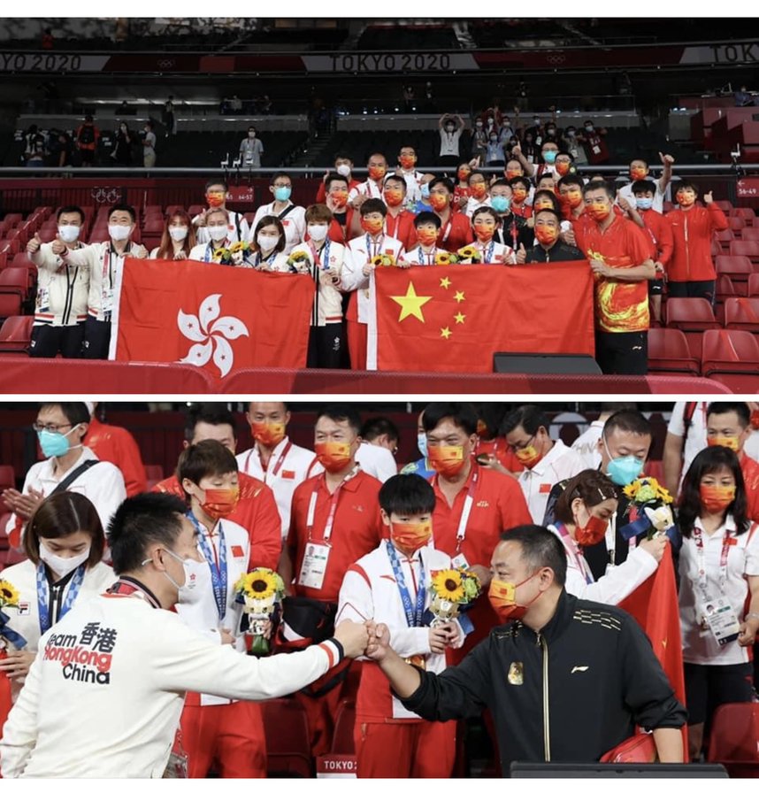 刘国梁喊话中国香港队一起合影是怎么回事？