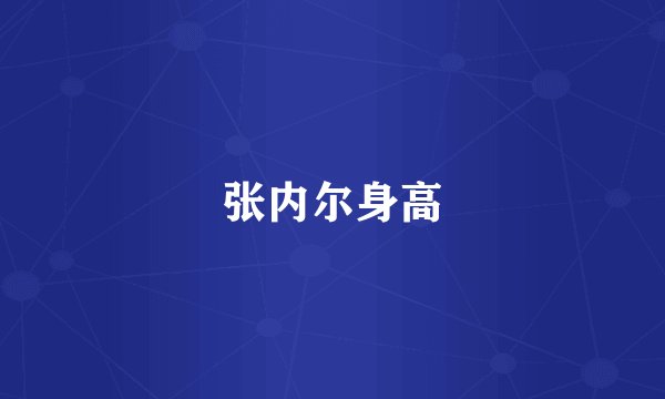 张内尔身高