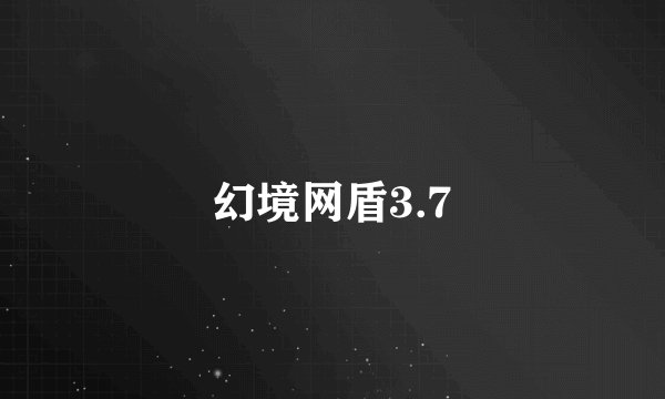 幻境网盾3.7
