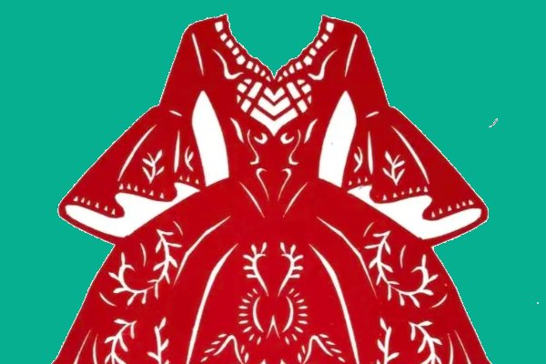 神仙的纸衣服的剪法图解