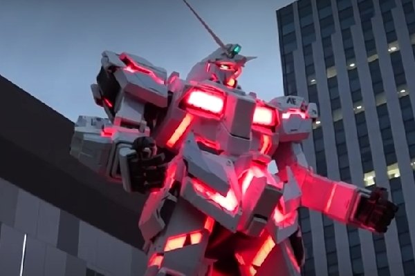 日本1比1还原高达机器人都可以做出哪些动作？