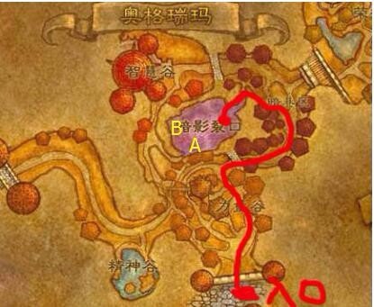 魔兽世界地地狱火半岛黑暗之门在哪