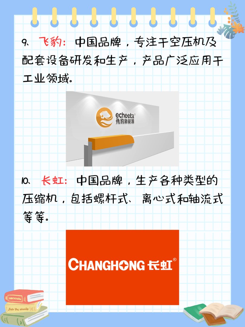 压缩机品牌排行榜有哪些？