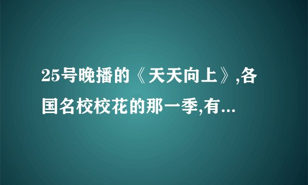 25号晚播的《天天向上》,各国名校校花的那一季,有谁知道一个叫Pump的泰国校花具体资料..?