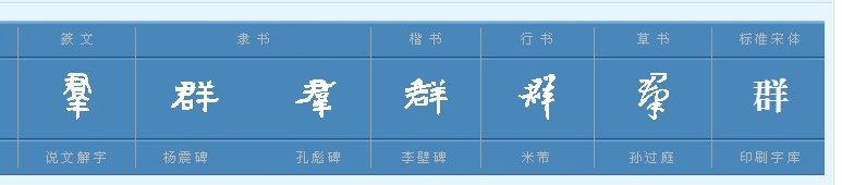 群 笔顺怎么写