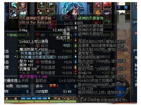 dnf红字每增幅一次加多少属性，要从0到10的，要详细的