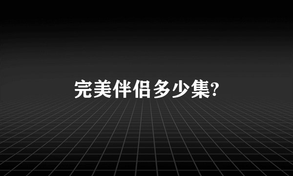 完美伴侣多少集?
