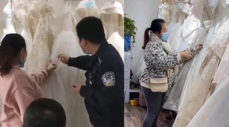 重庆剪婚纱女子回应是店家态度强硬，她与店家之间到底发生过什么？