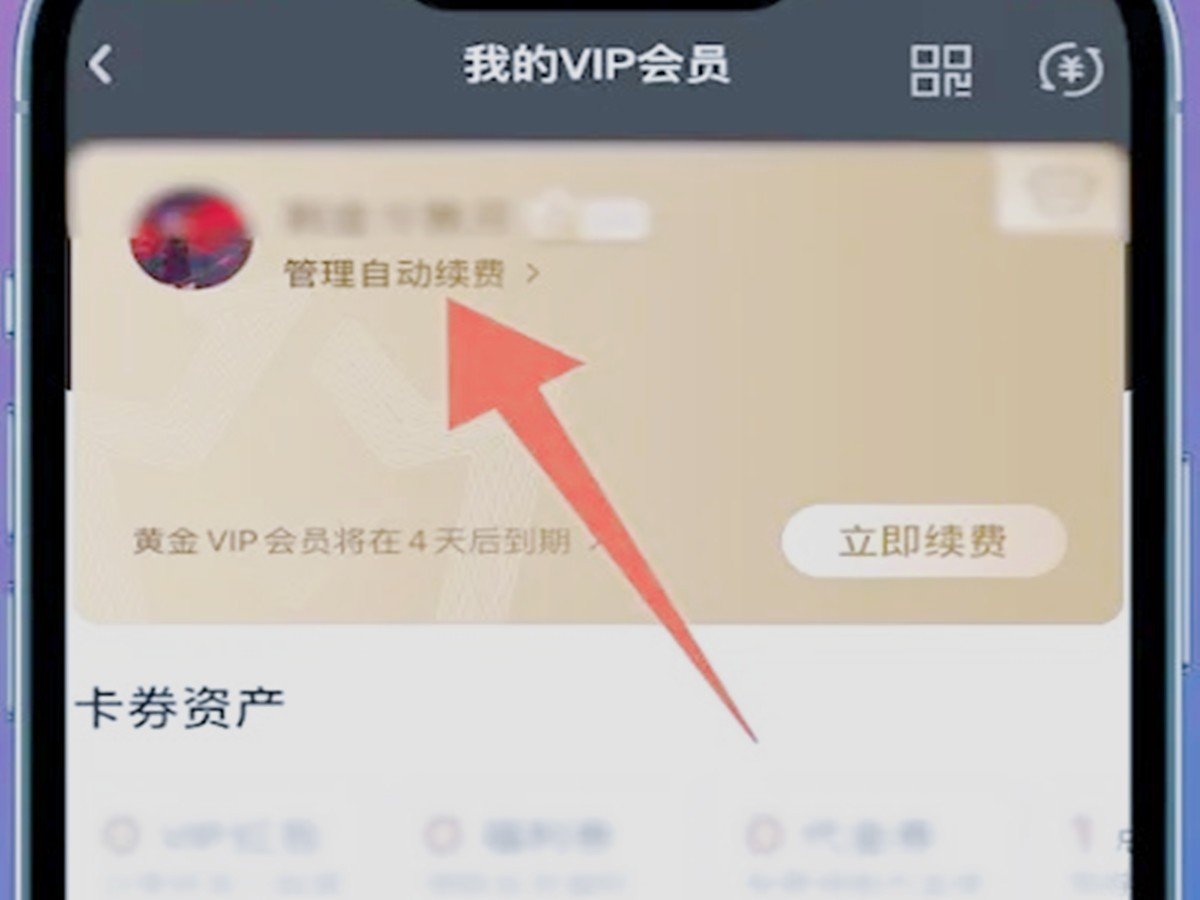 爱奇艺会员自动续费怎么关闭