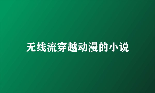 无线流穿越动漫的小说