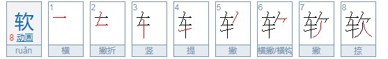 软的拼音是什么