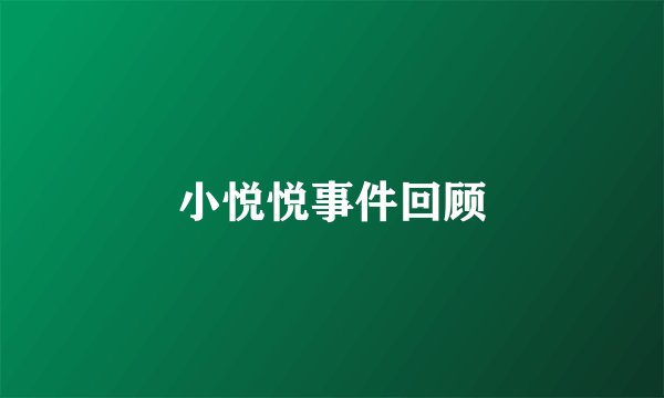 小悦悦事件回顾