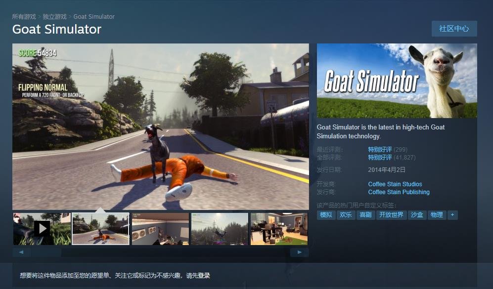 Steam游戏《模拟山羊》好玩吗？适合哪一类玩家呢？