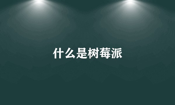 什么是树莓派