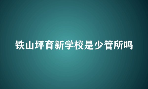 铁山坪育新学校是少管所吗