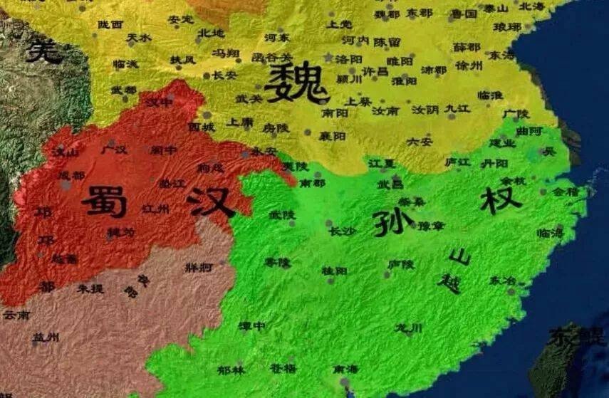 东汉末年和三国时期的地图