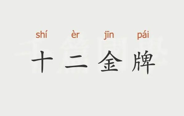 十二道金牌什么意思