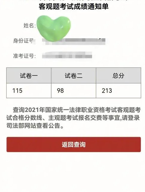 如何查询上一年司法考试成绩？