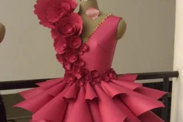 神仙的纸衣服的剪法图解