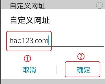 手机怎样设置自定义主页