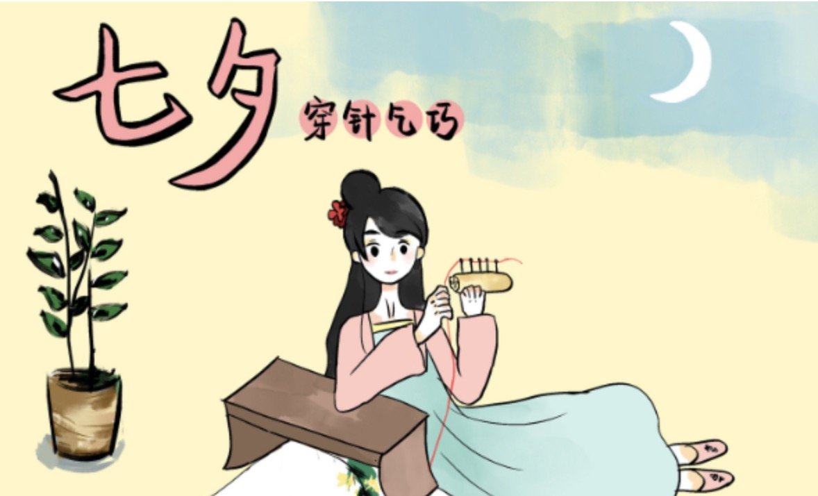 七夕节又称乞巧节这其中乞巧的含义是